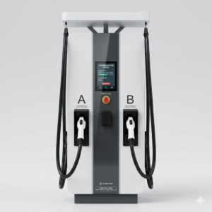 240kW Premium DC Fast Charger – Color Light Strip | 12" Screen | Novel Design